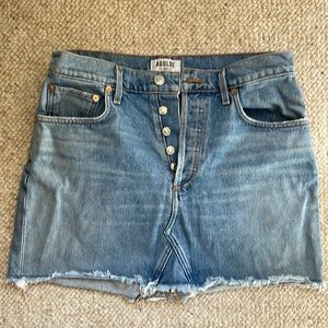 Agolde denim skirt